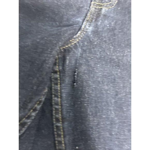 Levi’s 557 Lower Rise Loose Fit Dark Wash Denim Cut Off Shorts Women’s 14 33x10 - Picture 9 of 11